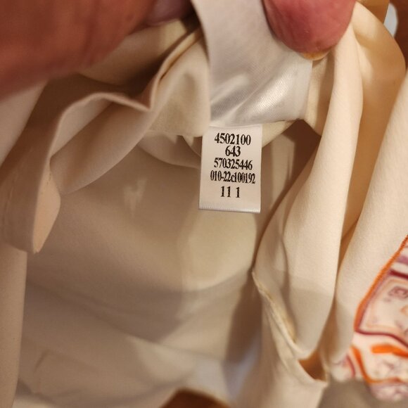 Chico's Embroidered Balloon Sleeve Pullover Blouse Cream Women's Sz. 2 / Large - Picture 10 of 10